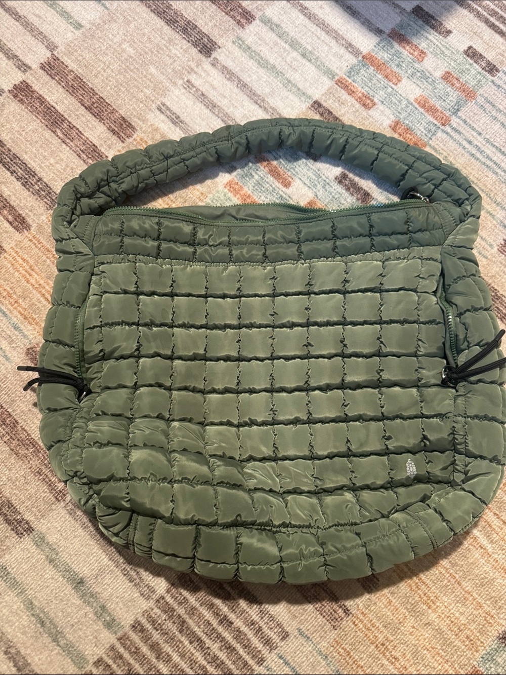 Free People Quilted Sage Green